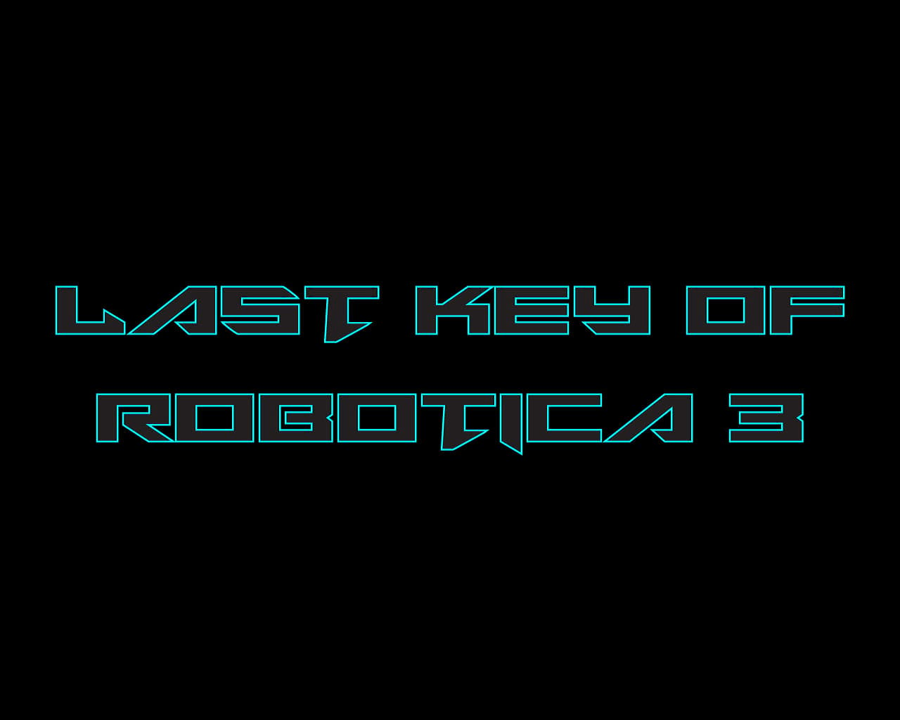 Last Key of Robotica 3 Game Development