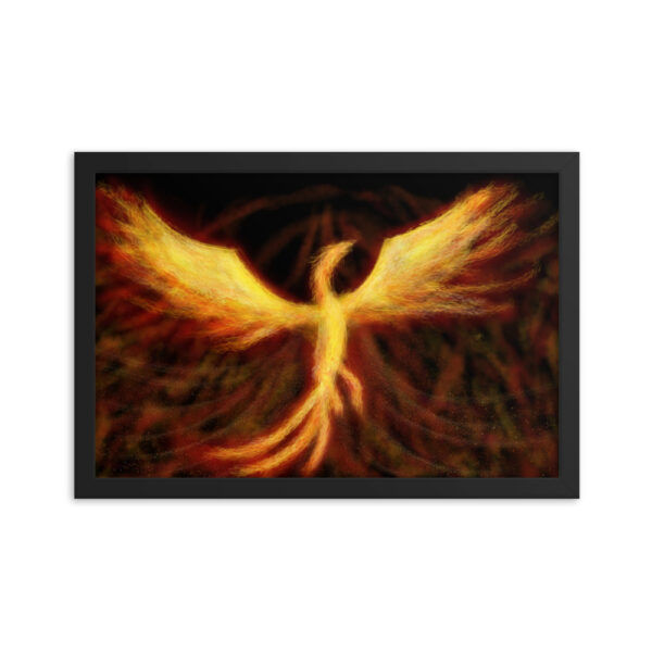 Phoenix Rising Fantasy Painting