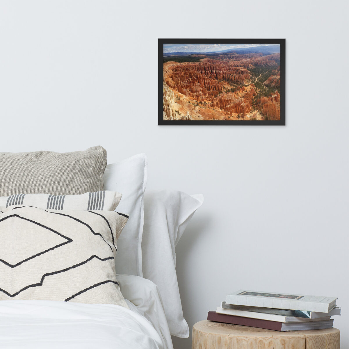 Bryce Canyon Bryce Amphitheater enhanced matte paper framed poster (in) black 12x18 front 654af19688bd4