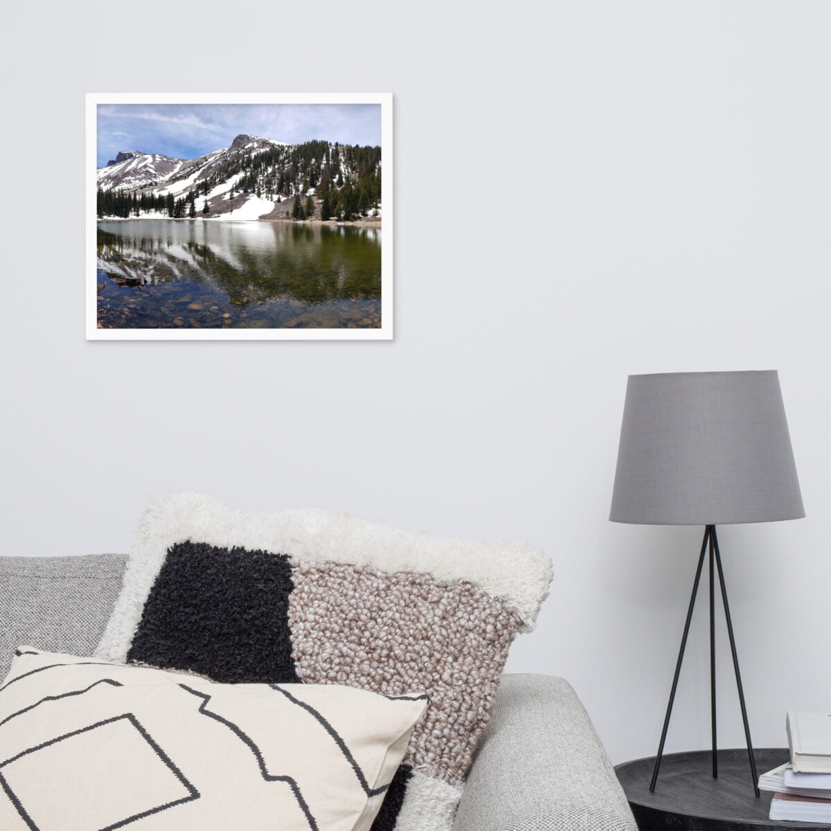 Great Basin Wheeler Peak Over Stella Lakeenhanced matte paper framed poster (in) white 16x20 front 654af3c8f0488