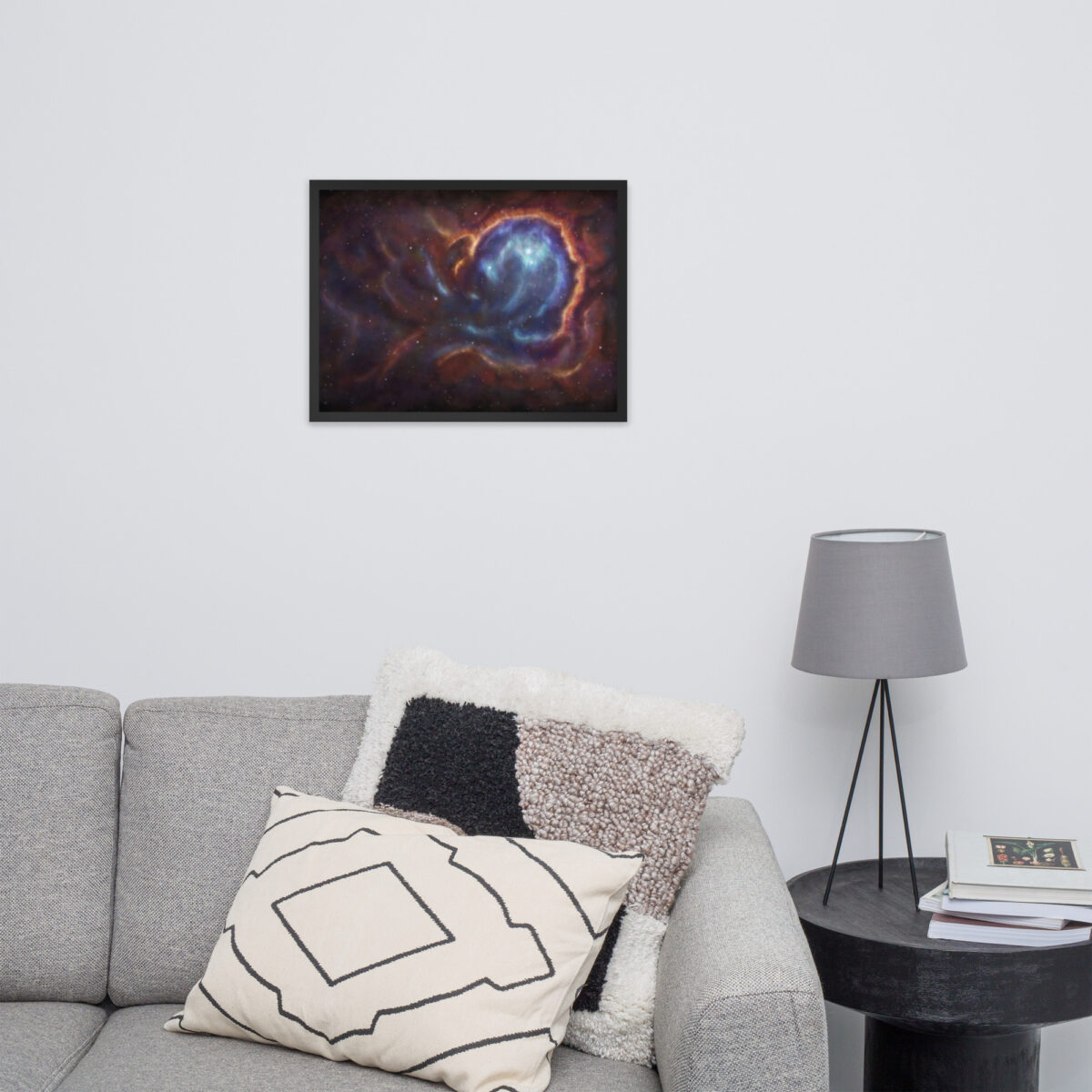 Nebulas enhanced matte paper framed poster (in) black 18x24 front 66187a4d17e03