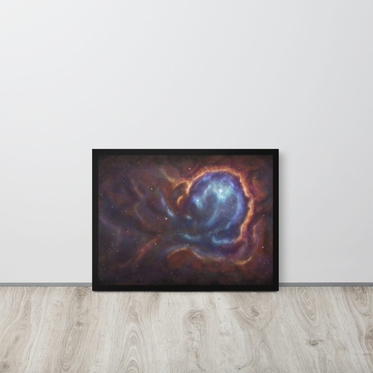 Nebulas enhanced matte paper framed poster (in) black 18x24 front 66187a4d17e4d